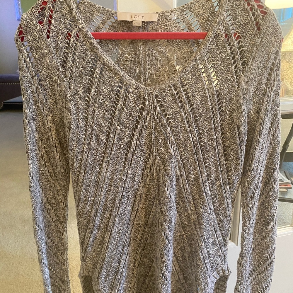 Gray loft sweater